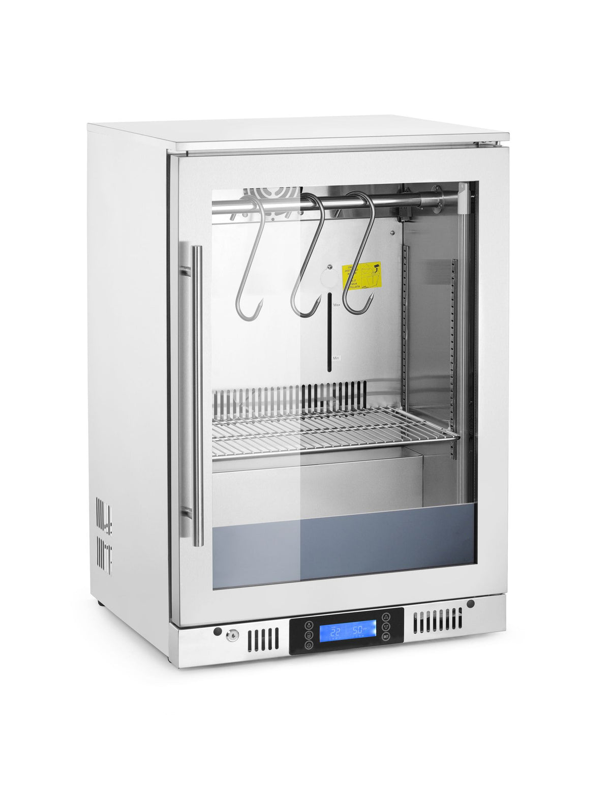 ARMADIO PER LA FROLLATURA DELLA CARNE, DA BANCO, ARKTIC, 126L, ARGENTO, 230V/350W, 600X545X(H)900MM - 204979