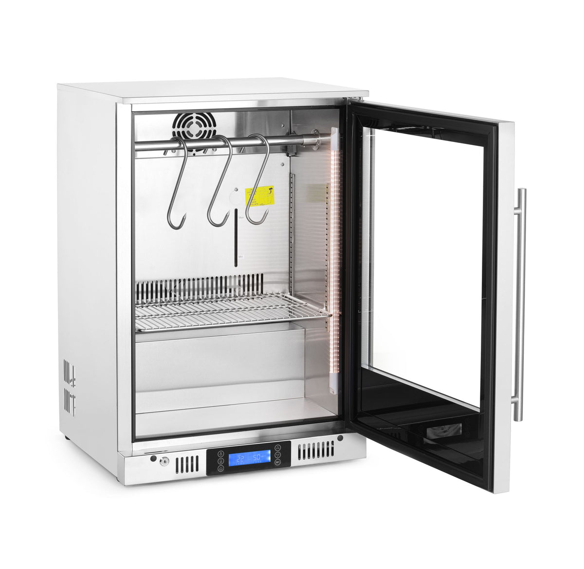ARMADIO PER LA FROLLATURA DELLA CARNE, DA BANCO, ARKTIC, 126L, ARGENTO, 230V/350W, 600X545X(H)900MM - 204979
