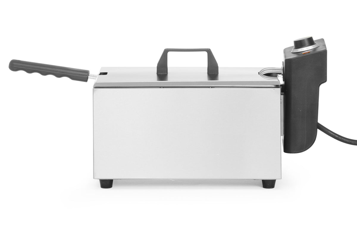 FRIGGITRICE PROFONDA, HENDI, BUDGET LINE, GN 1/3, 4L, ARGENTO, 230V/2800W, 184X404X(H)258MM - 205631
