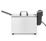 FRIGGITRICE PROFONDA, HENDI, BUDGET LINE, GN 1/2, 8L, ARGENTO, 230V/3500W, 267X407X(H)308MM - 205648