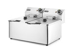 FRIGGITRICE KITCHEN LINE - 2X 8L, HENDI, KITCHEN LINE, 16L, 230V/7000W, 542X430X(H)351MM - 205839