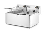 FRIGGITRICE KITCHEN LINE - 2X 8L, HENDI, KITCHEN LINE, 16L, 230V/7000W, 542X430X(H)351MM - 205839