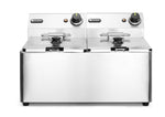 FRIGGITRICE KITCHEN LINE - 2X 8L, HENDI, KITCHEN LINE, 16L, 230V/7000W, 542X430X(H)351MM - 205839