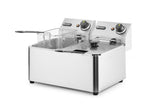 FRIGGITRICE PROFONDA 2X4 L, HENDI, KITCHEN LINE, 8L, 230V/6000W, 470X380X(H)315MM - 205846