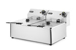 FRIGGITRICE KITCHEN LINE - 2X 6L, HENDI, KITCHEN LINE, 12L, 230V/6600W, 550X430X(H)305MM - 205853