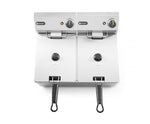 FRIGGITRICE KITCHEN LINE - 2X 6L, HENDI, KITCHEN LINE, 12L, 230V/6600W, 550X430X(H)305MM - 205853
