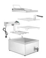 FRIGGITRICE PROFONDA, HENDI, 12L, 230V/3500W, 630X860X(H)438MM - 205914