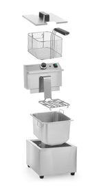 FRIGGITRICE PROFI LINE - 8 L, HENDI, PROFI LINE, 8L, 230V/3500W, 305X460X(H)369MM - 207208