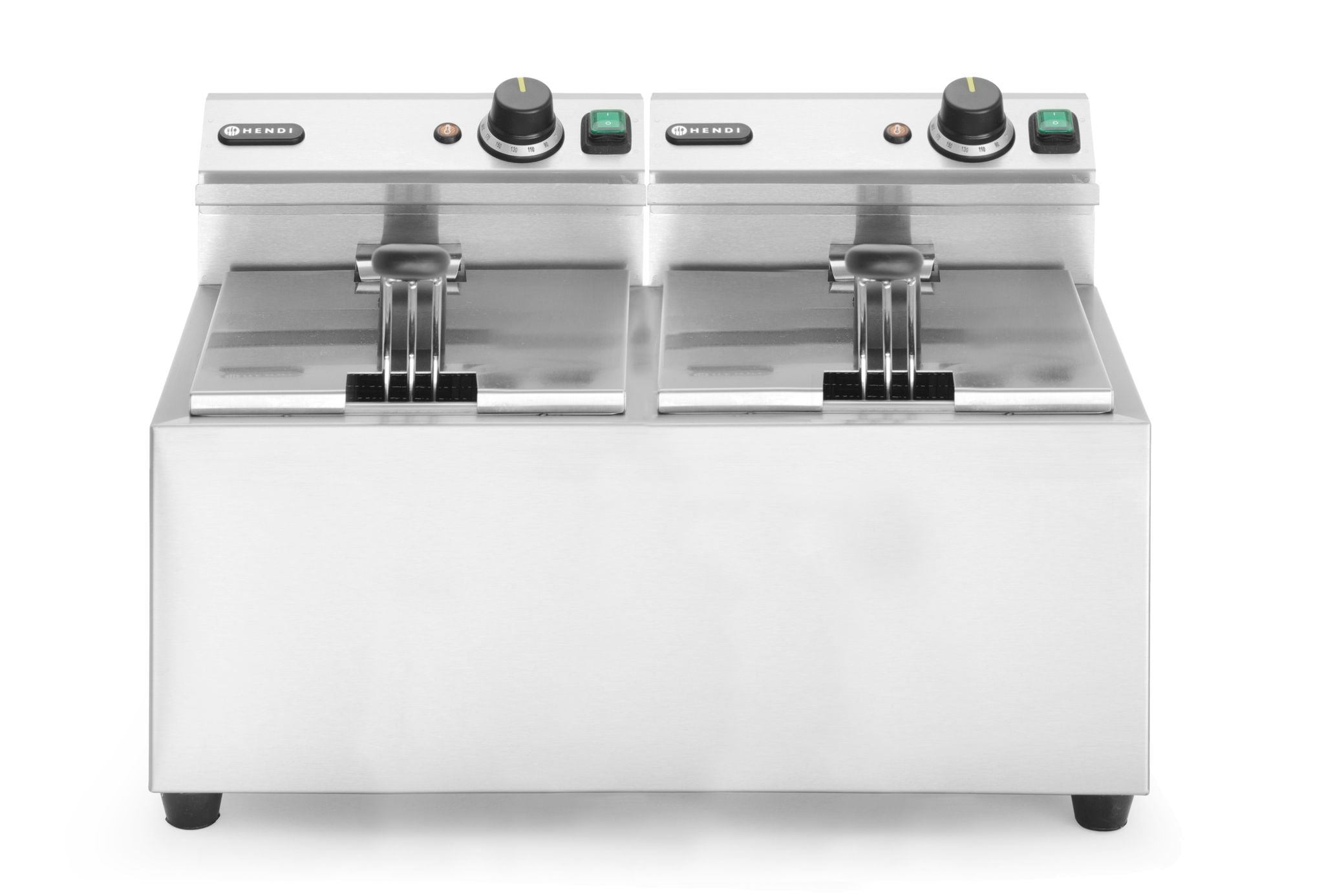 FRIGGITRICI PROFI LINE - 2 X 8 L, HENDI, PROFI LINE, 16L, 230V/7000W, 605X460X(H)369MM - 207307