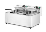 FRIGGITRICI PROFI LINE - 2 X 8 L, HENDI, PROFI LINE, 16L, 230V/7000W, 605X460X(H)369MM - 207307