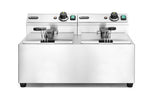 FRIGGITRICI PROFI LINE - 2 X 8 L, HENDI, PROFI LINE, 16L, 230V/7000W, 605X460X(H)369MM - 207307