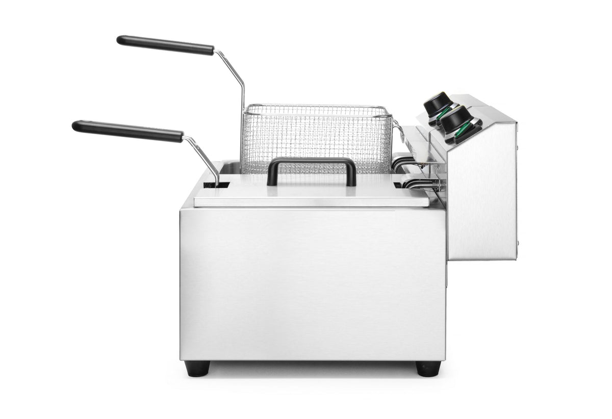 FRIGGITRICI PROFI LINE - 2 X 8 L, HENDI, PROFI LINE, 16L, 230V/7000W, 605X460X(H)369MM - 207307