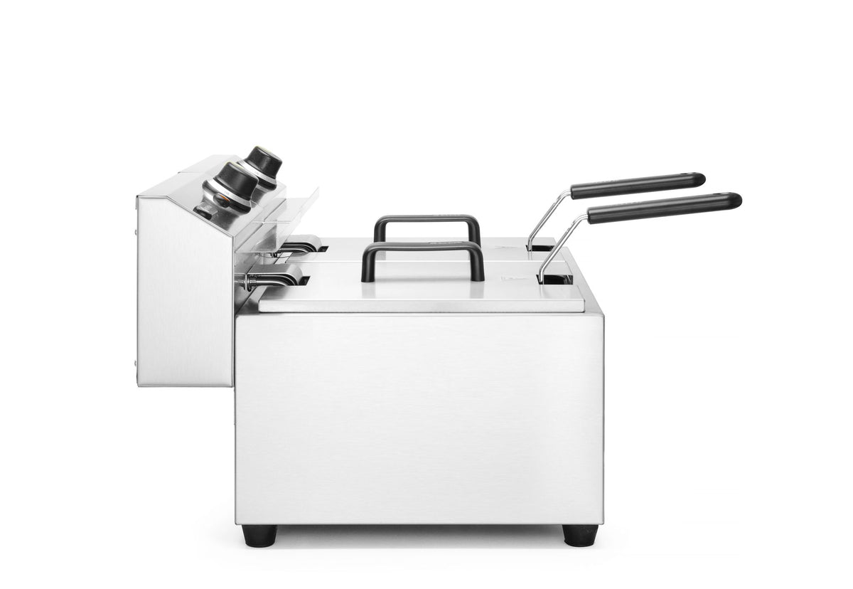 FRIGGITRICI PROFI LINE - 2 X 8 L, HENDI, PROFI LINE, 16L, 230V/7000W, 605X460X(H)369MM - 207307