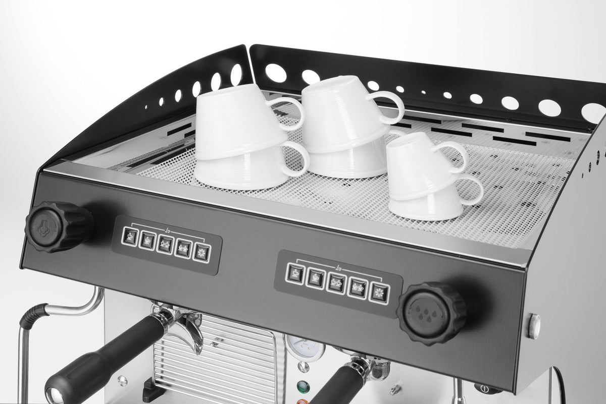 MACCHINA DA CAFFÈ JULIA COMPACT, 2 GRUPPI, AUTOMATICA, VERONA, NERO, 230V/2700W, 475X563X(H)530MM - 207499