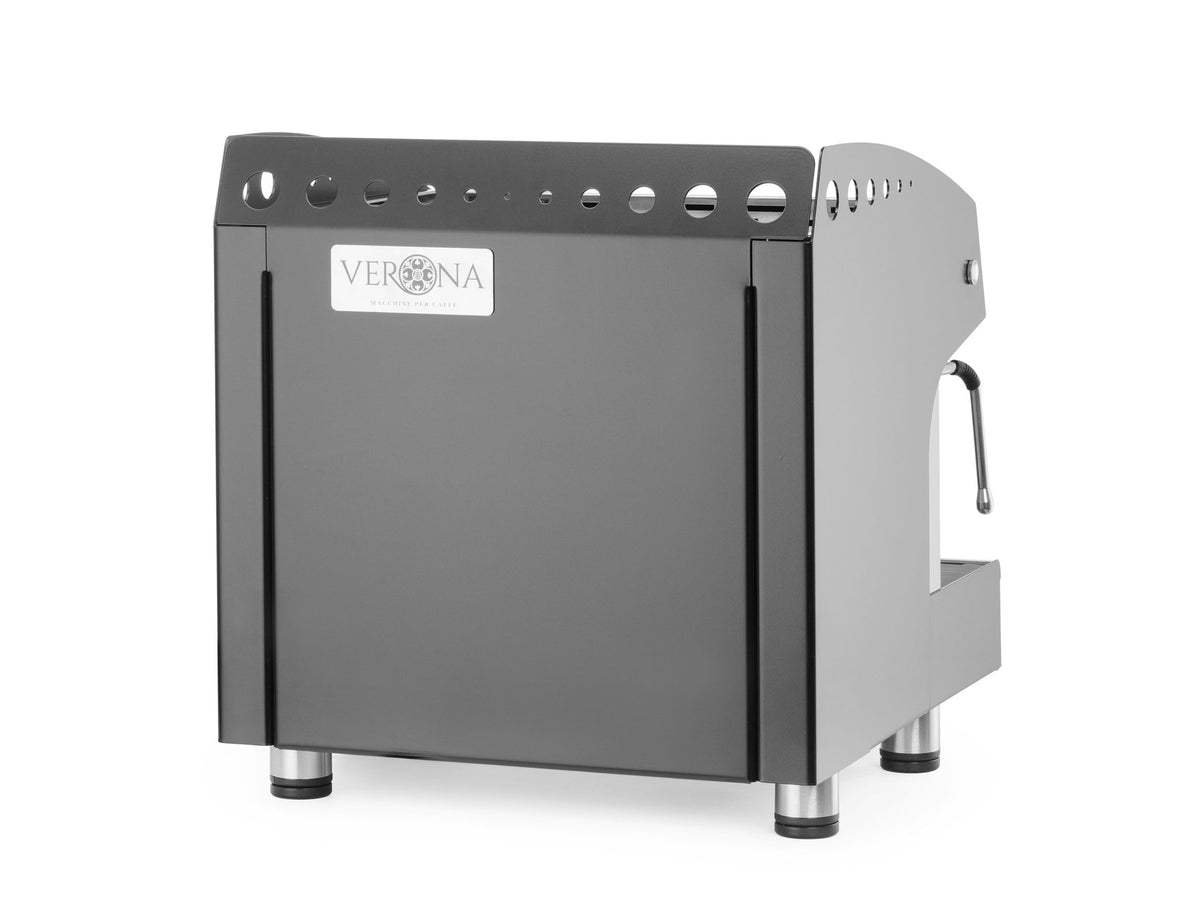 MACCHINA DA CAFFÈ JULIA COMPACT, 2 GRUPPI, AUTOMATICA, VERONA, NERO, 230V/2700W, 475X563X(H)530MM - 207499