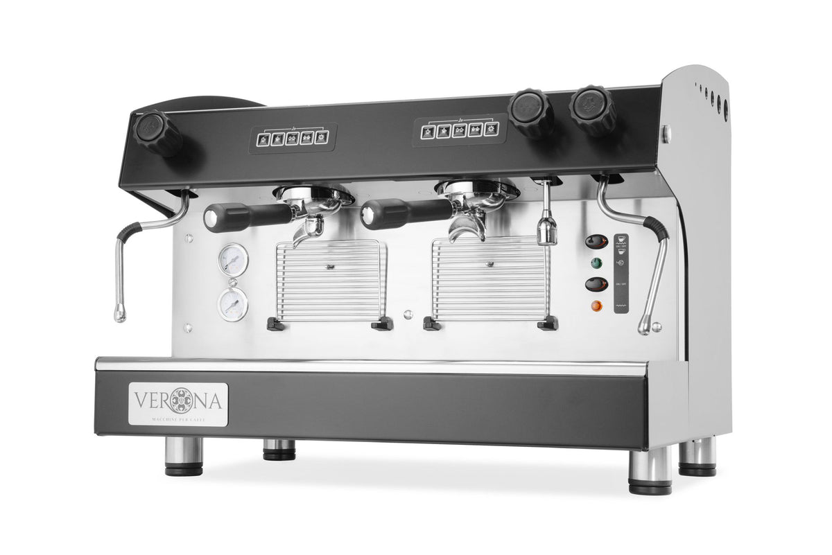 MACCHINA DA CAFFÈ JULIA, 2 GRUPPI, AUTOMATICA, VERONA, 230V/3700W, 665X563X(H)530MM - 207581