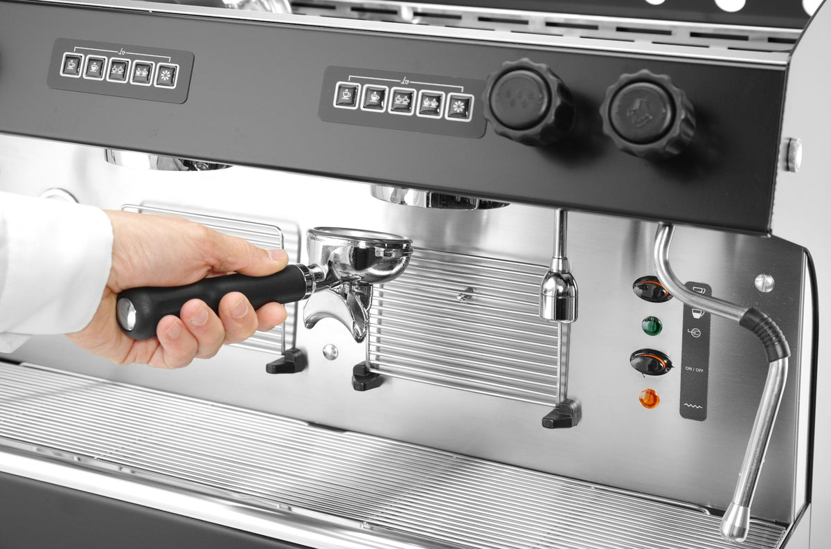 MACCHINA DA CAFFÈ JULIA, 2 GRUPPI, AUTOMATICA, VERONA, 230V/3700W, 665X563X(H)530MM - 207581