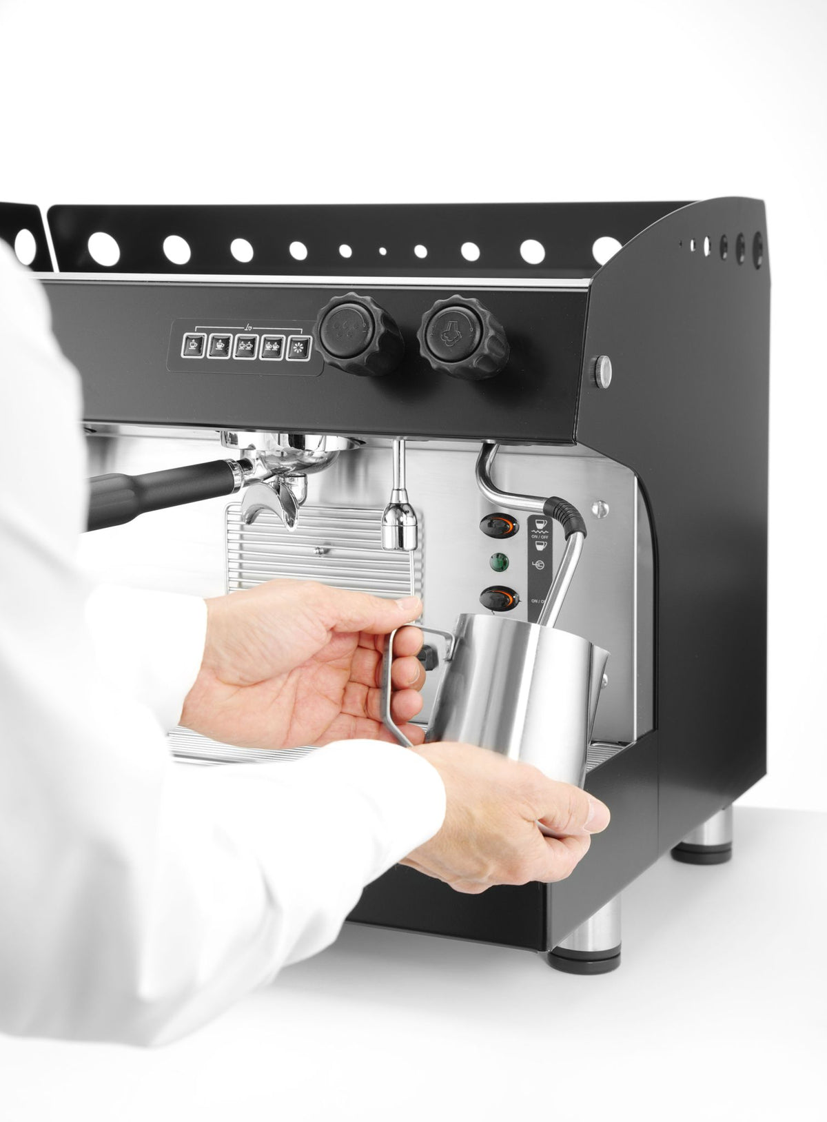 MACCHINA DA CAFFÈ JULIA, 2 GRUPPI, AUTOMATICA, VERONA, 230V/3700W, 665X563X(H)530MM - 207581