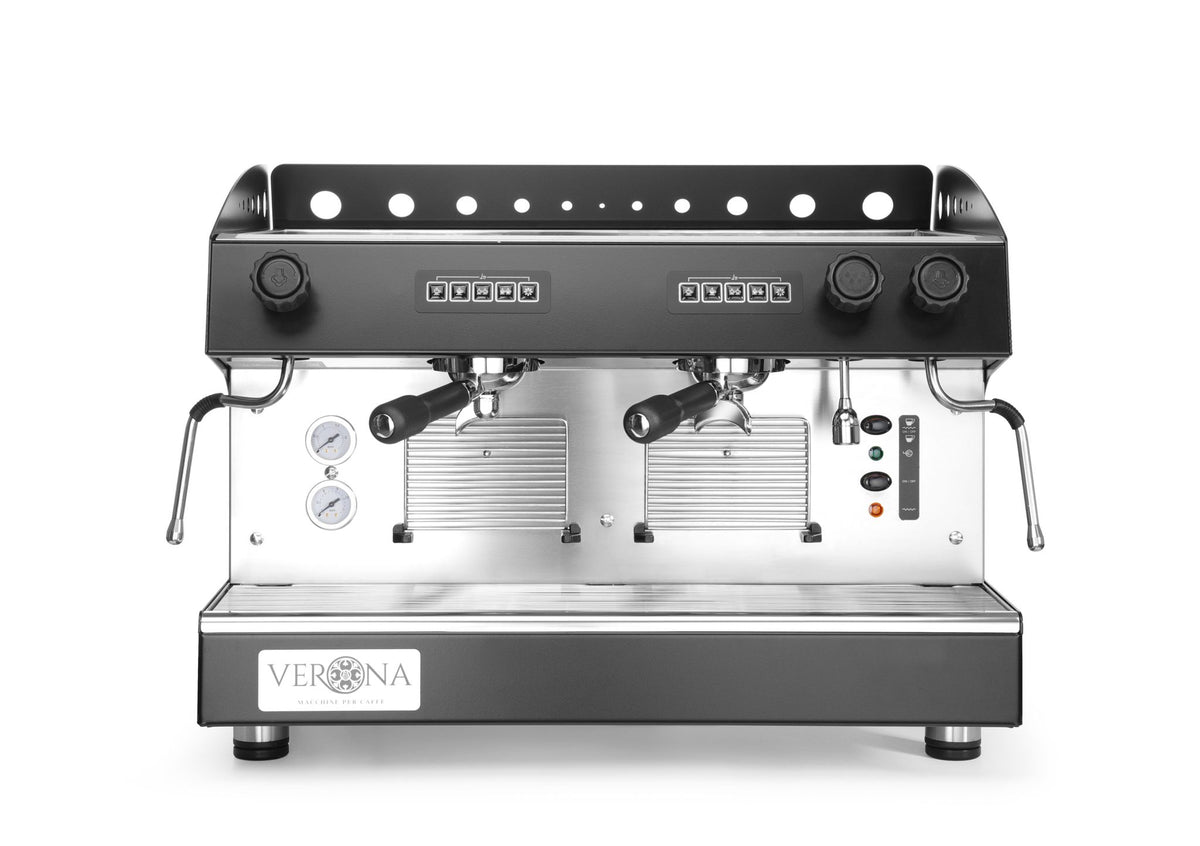 MACCHINA DA CAFFÈ JULIA, 2 GRUPPI, AUTOMATICA, VERONA, 230V/3700W, 665X563X(H)530MM - 207581