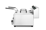 FRIGGITRICE PROFI LINE CON RUBINETTI DI SCARICO - 2 X 8 L, HENDI, PROFI LINE, 16L, 230V/7000W, 610X5 - 209301