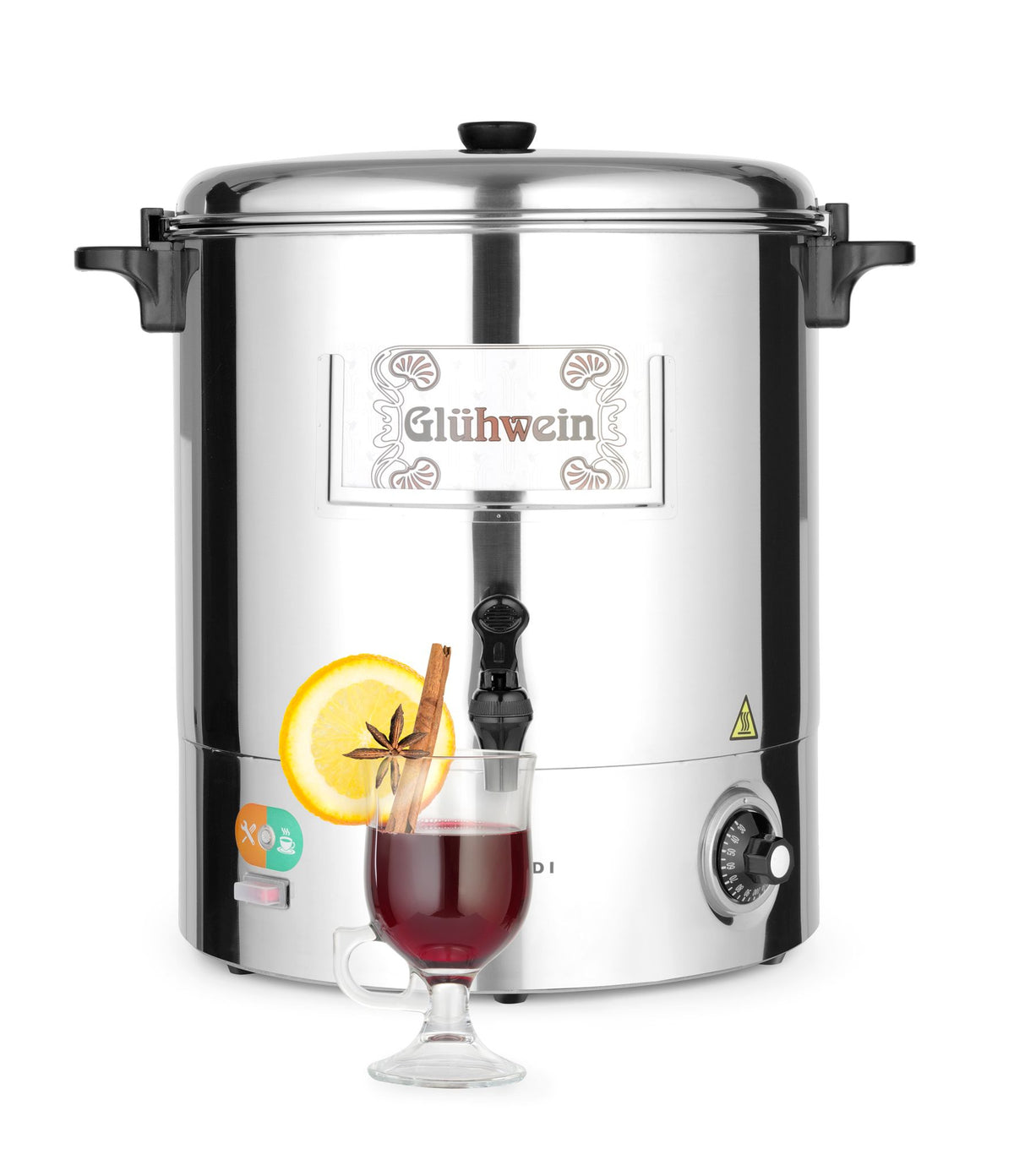 BOLLITORE PER BEVANDE CALDE, HENDI, 28L, 230V/2200W, 500X500X(H)488MM - 209905