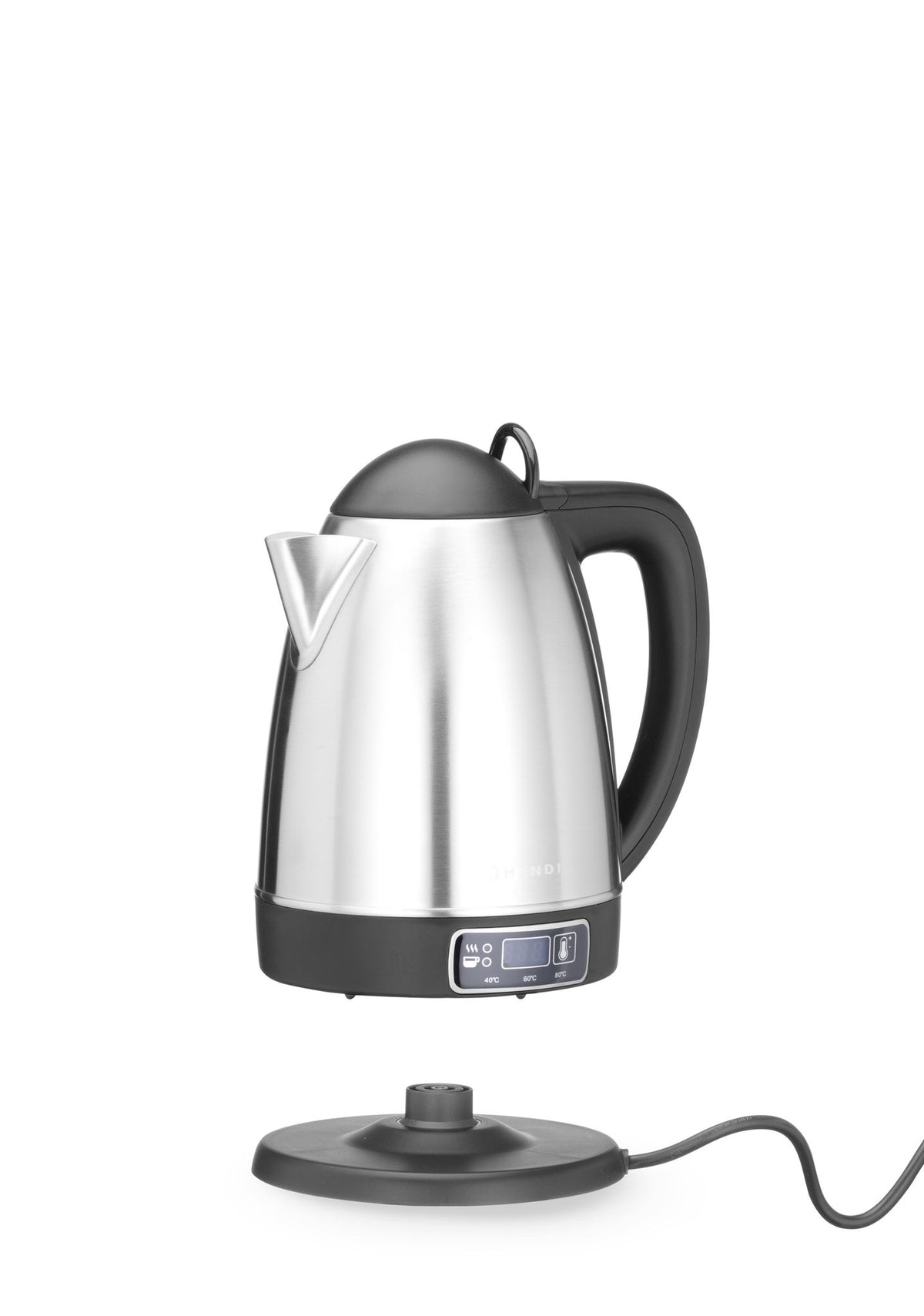 BOLLITORE ELETTRICO SENZA FILI CON CONTROLLO DELLA TEMPERATURA, HENDI, 1,8L, 230V/1800W, 230X165X(H) - 209943