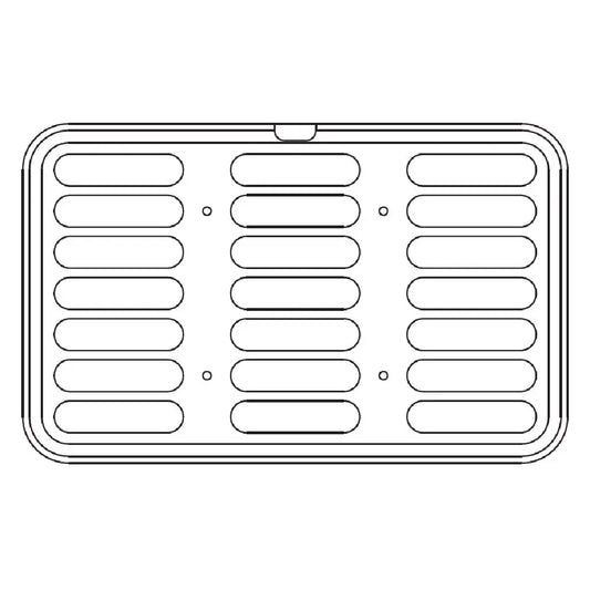 21 IMPRONTE ECLAIR 126X32 MM H 15 MM - PIASTRA 530X330 MM PER COOKMATIC MAXI - MAXI38 - PAVONI ITALIA - PIASTRE E STAMPI