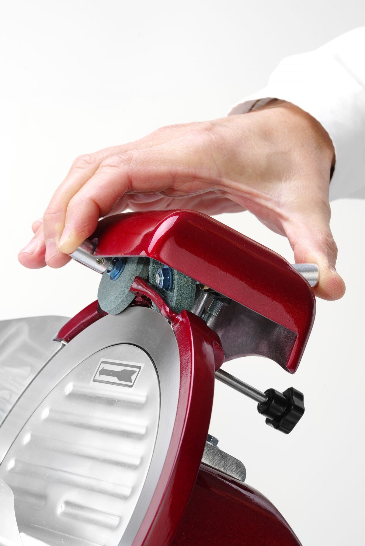 AFFETTATRICE PROFI LINE 250 RED EDITION, HENDI, PROFI LINE, 230V/320W, 514X484X(H)373MM - 210086