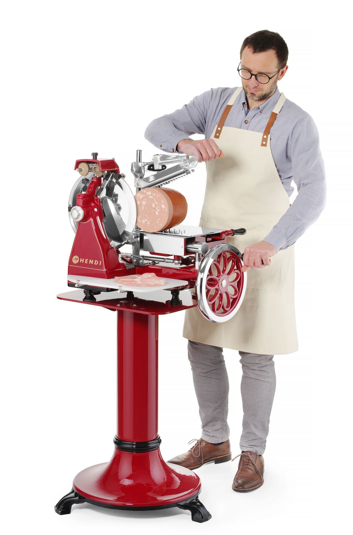 SEZIONATORE, MANUALE RETRO 300, HENDI, ROSSO, 720X600X(H)740MM - 210956