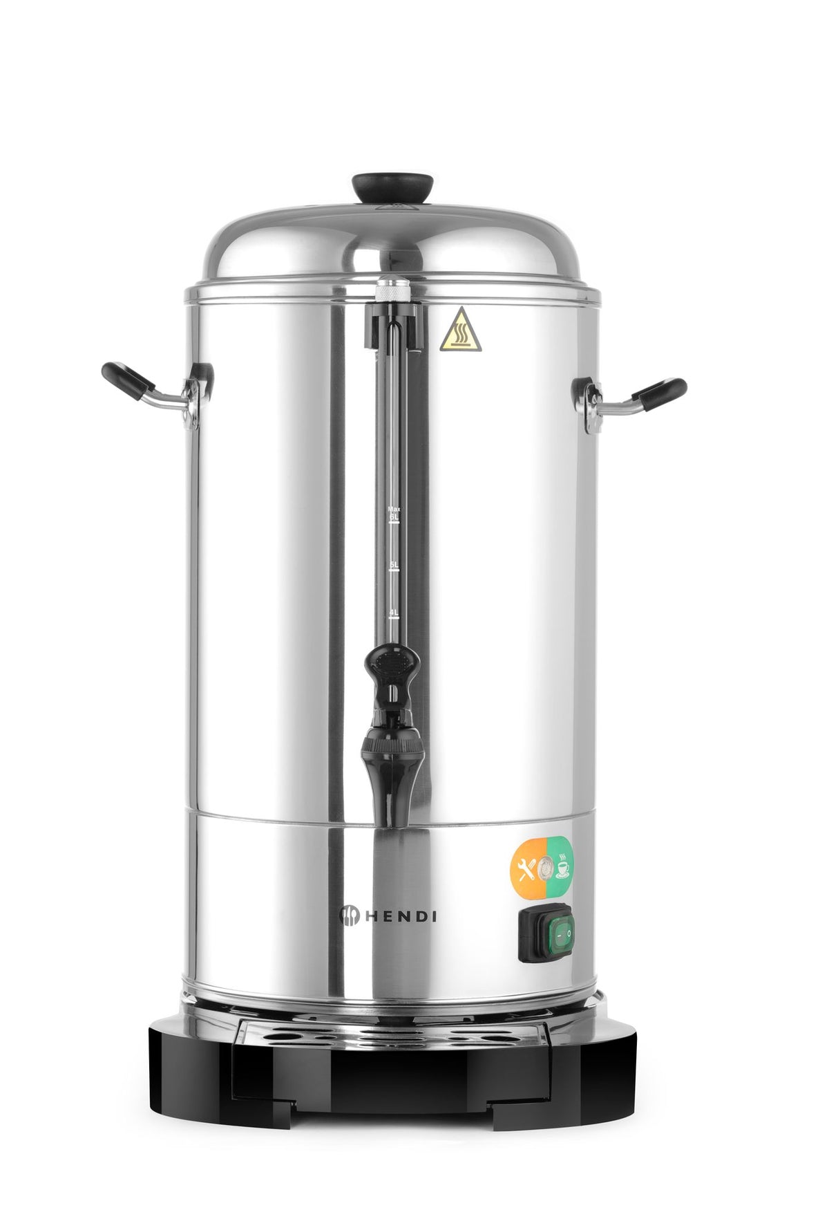 CAFFETTIERA A FILTRO CON DOPPIA PARETE, HENDI, 6L, 230V/1500W, 316X350X(H)480MM - 211106