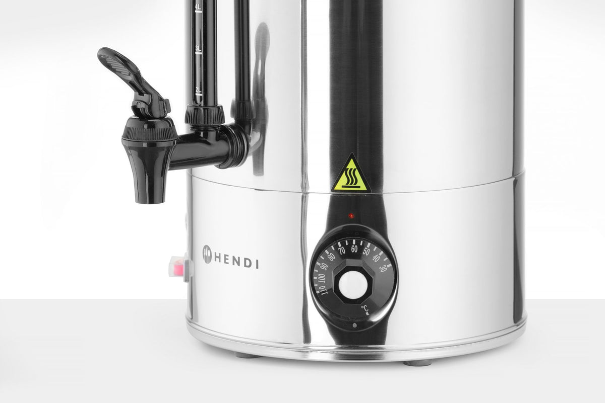 DISTRIBUTORE TERMICO A DOPPIA PARETE PER BEVANDE, HENDI, 9L, 230V/2200W, 322X390X(H)522MM - 211403