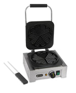 PIASTRA PER WAFFLE CUORE, HENDI, 230V/2200W, 330X543X(H)251MM - 212134