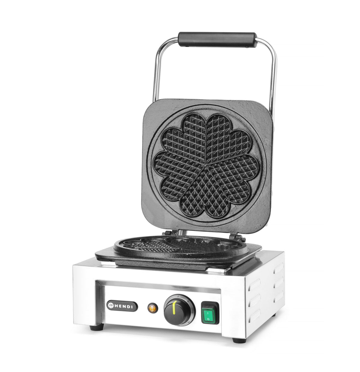 PIASTRA PER WAFFLE CUORE, HENDI, 230V/2200W, 330X543X(H)251MM - 212134