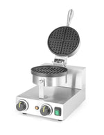 PIASTRA PER WAFFLE ROTONDA, HENDI, 230V/1000W, 250X491X(H)285MM - 212172