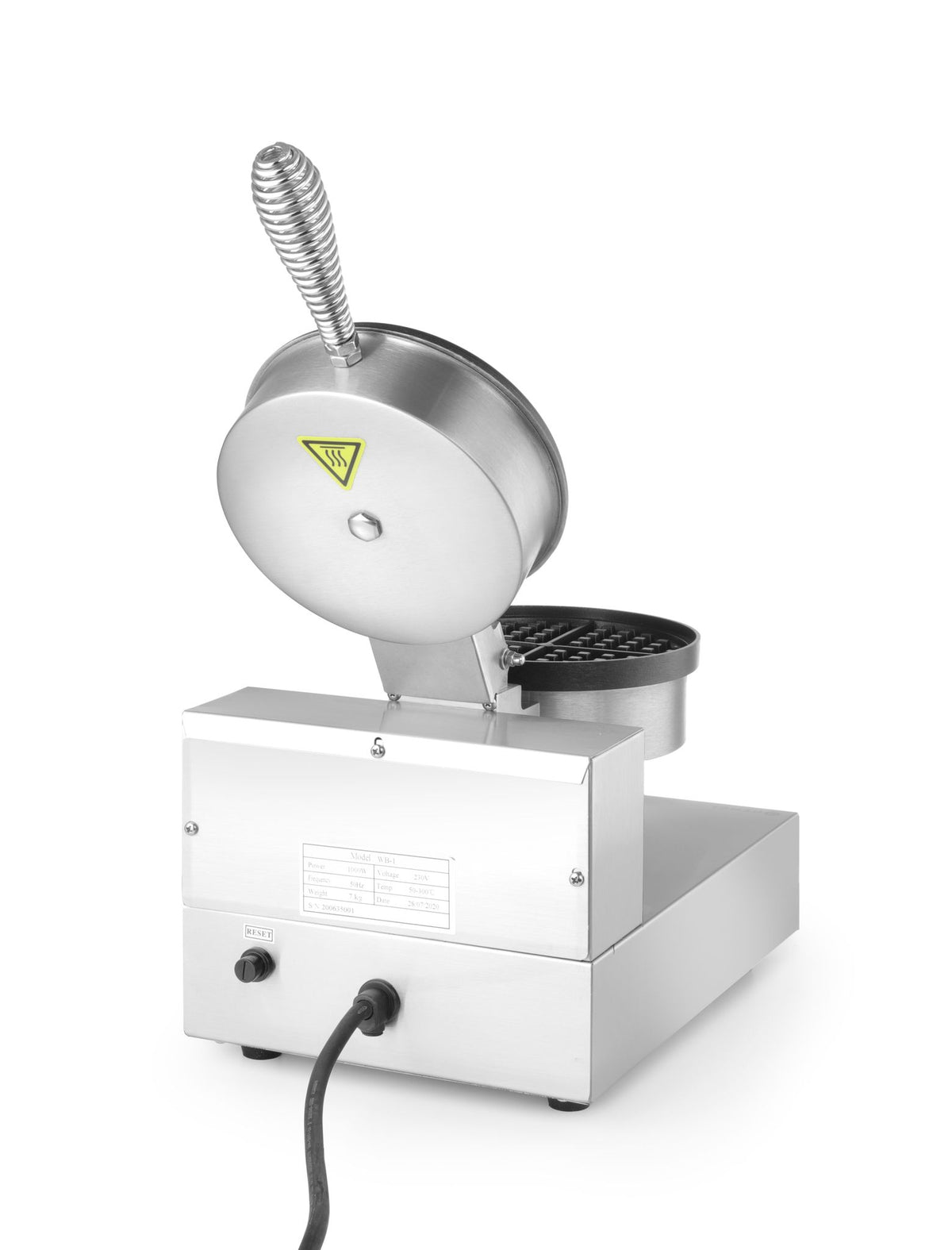 PIASTRA PER WAFFLE ROTONDA, HENDI, 230V/1000W, 250X491X(H)285MM - 212172
