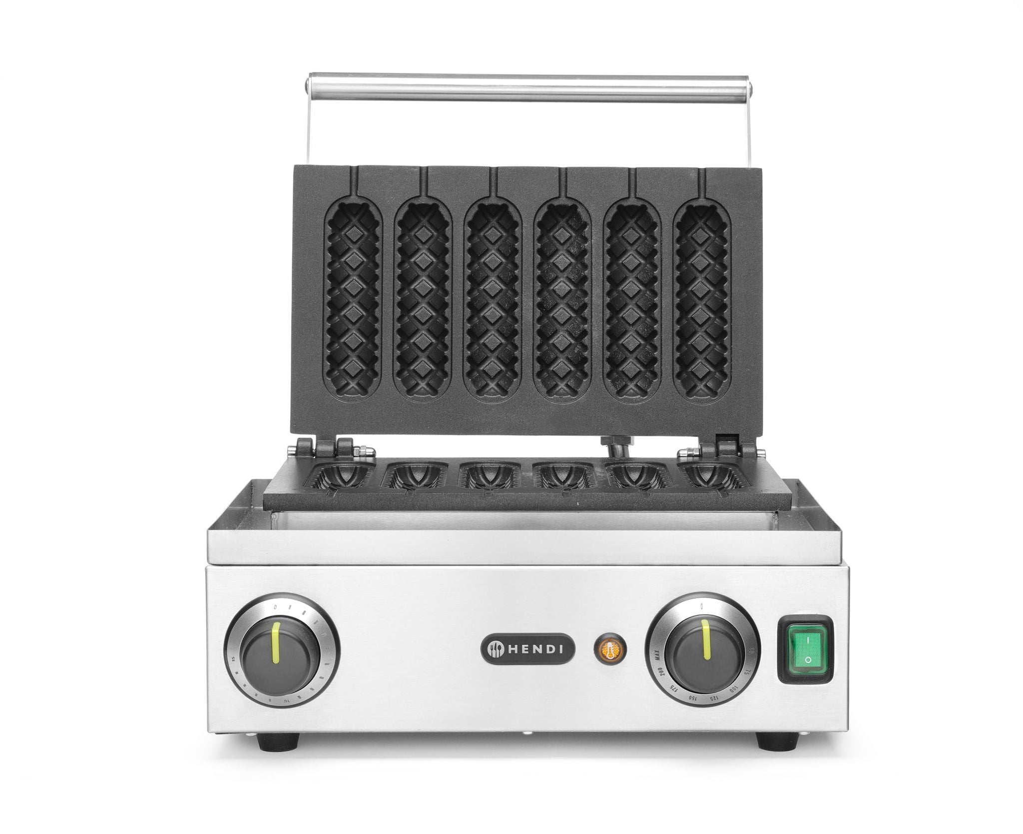 PIASTRA PER WAFFLE CORN DOG, HENDI, 230V/1550W, 390X378X(H)229MM - 212189