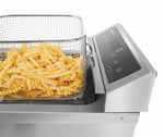 FRIGGITRICE AD INDUZIONE CON RUBINETTO DI SCARICO - 8 L, HENDI, 8L, GRIGIO CHIARO, 230V/3500W, 288X6 - 215012