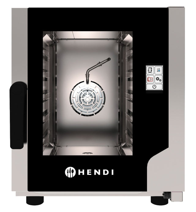 FORNO COMBINATO SNACK 5 X GN 2/3 , HENDI, 230V/3200W, 550X754X(H)662MM - 219942