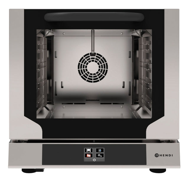 FORNO TOUCH COMPATTO A CONVEZIONE CON UMIDIFICAZIONE, HENDI, 230V/3150W, 590X709X(H)589MM - 219973