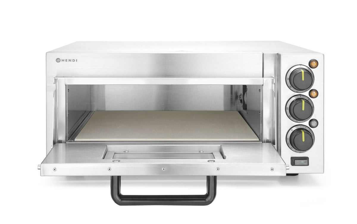 FORNO DA PIZZA COMPATTO, HENDI, ARGENTO, 230V/2000W, 580X560X(H)275MM - 220290
