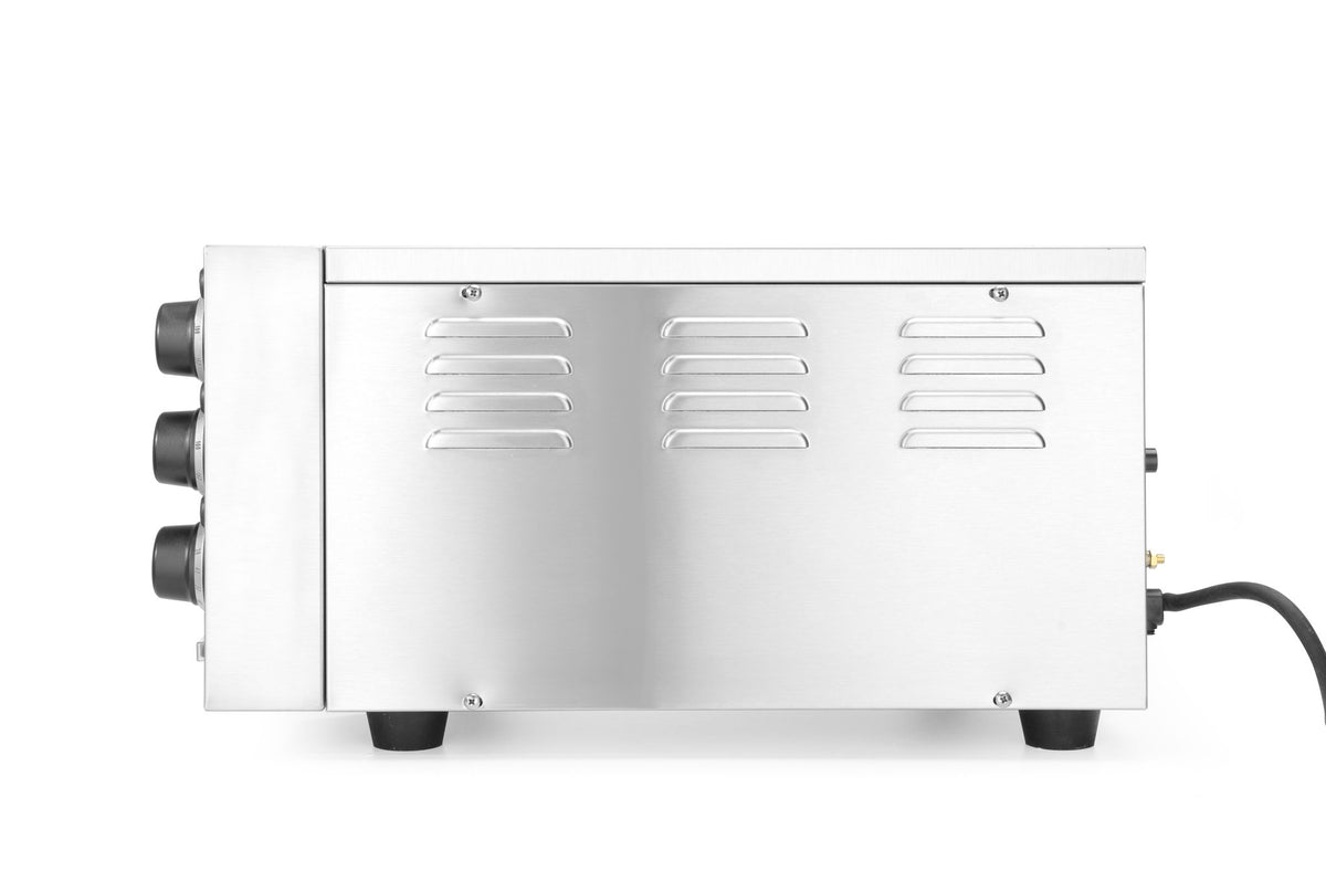 FORNO DA PIZZA COMPATTO, HENDI, ARGENTO, 230V/2000W, 580X560X(H)275MM - 220290