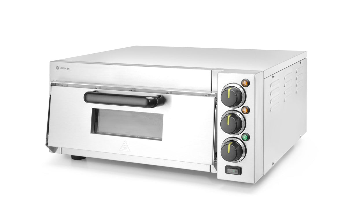 FORNO DA PIZZA COMPATTO, HENDI, ARGENTO, 230V/2000W, 580X560X(H)275MM - 220290
