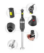 MISCELATORE STICK 500 CON VELOCITÀ VARIABILE E ALBERO DI MISCELAZIONE 500 MM., HENDI, KITCHEN LINE, - 221341