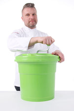 CENTRIFUGA PER INSALATA, HENDI, 12L, VERDE, Ø335X(H)430MM - 222553