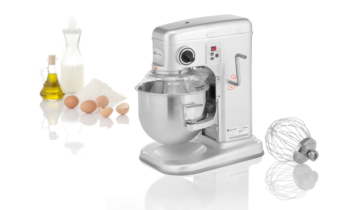 MISCELATORE PLANETARIO, HENDI, KITCHEN LINE, 7L, ARGENTO, 220-240V/650W, 317X440X(H)490MM - 222829
