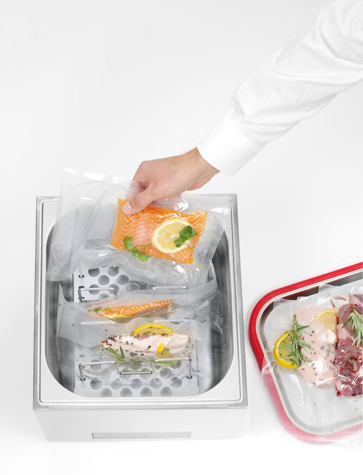 SISTEMA DI COTTURA SOTTOVUOTO A BAGNOMARIA GN 2/3, HENDI, 13L, 230V/400W, 343X395X(H)255MM - 225264