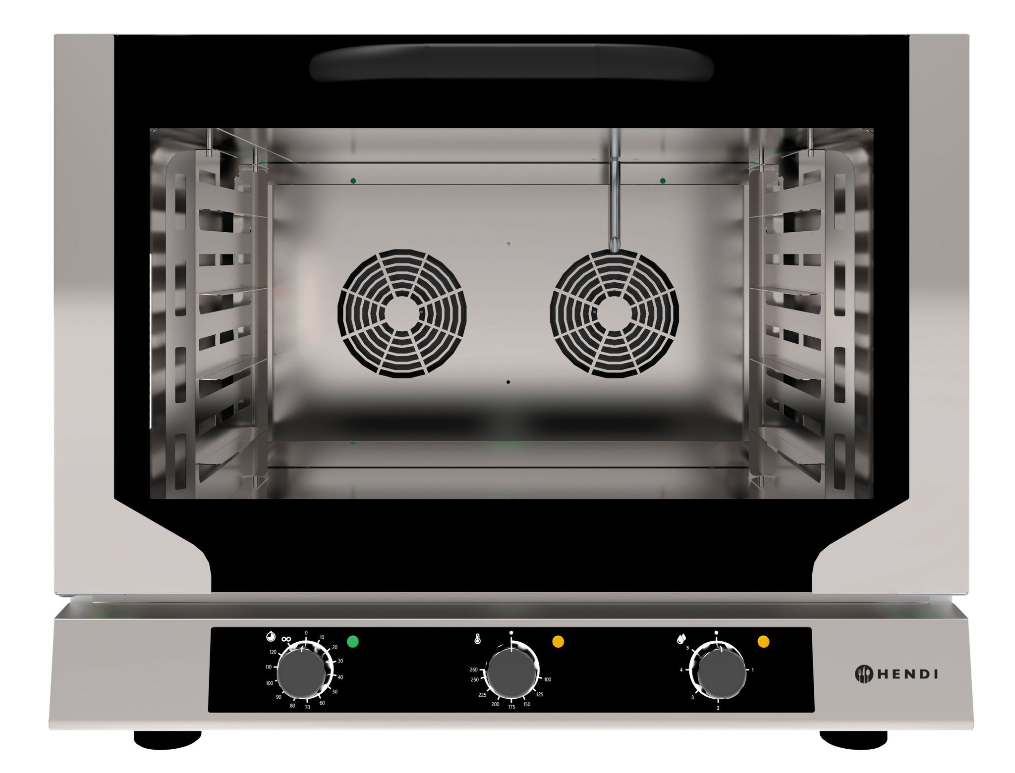 FORNO A CONVEZIONE CON INIEZIONE DI VAPORE, HENDI, 400V/6400W, 783X755X(H)634MM - 225523