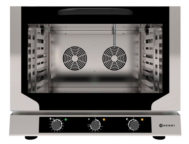 FORNO A CONVEZIONE CON INIEZIONE DI VAPORE, HENDI, 400V/6400W, 783X755X(H)634MM - 225523