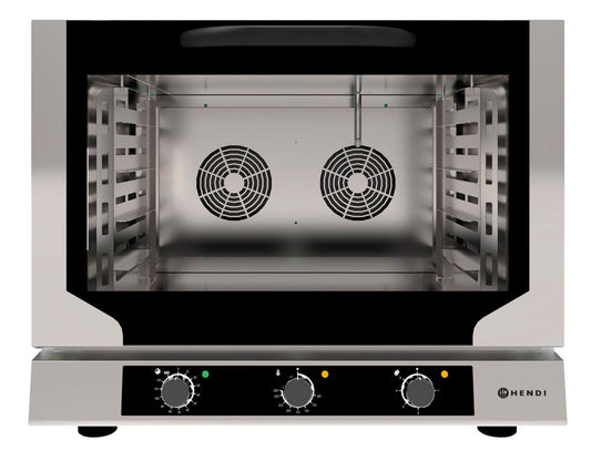 FORNO A CONVEZIONE CON INIEZIONE DI VAPORE, 400V/6400W, 783X755X(H)634MM