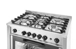 CUCINA A GAS - 5 BRUCIATORI CON FORNO ELETTRICO, HENDI, KITCHEN LINE, ARGENTO, 230V/2900W, 14,3KW, 9 - 225707